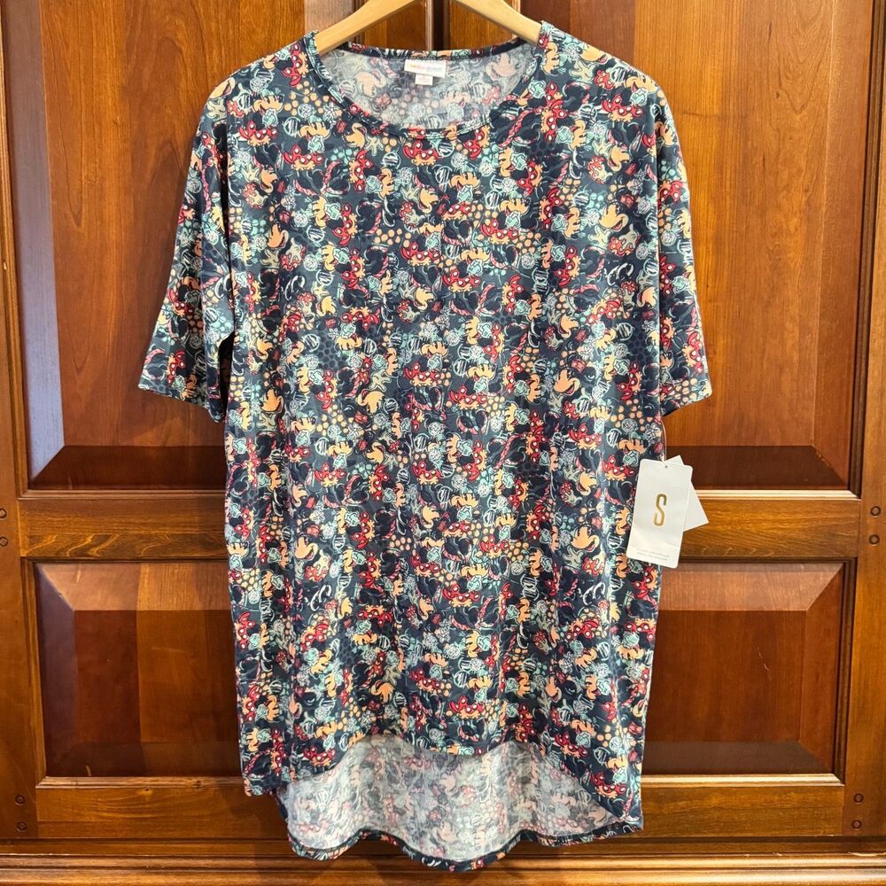 LuLaRoe Disney Mickey Minnie Tunic Top Women’s Small NWT